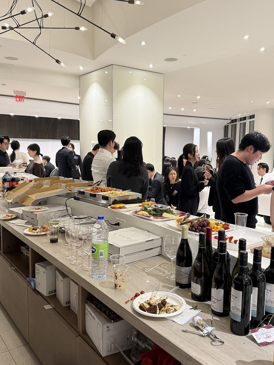 Buffet spread at the formal night