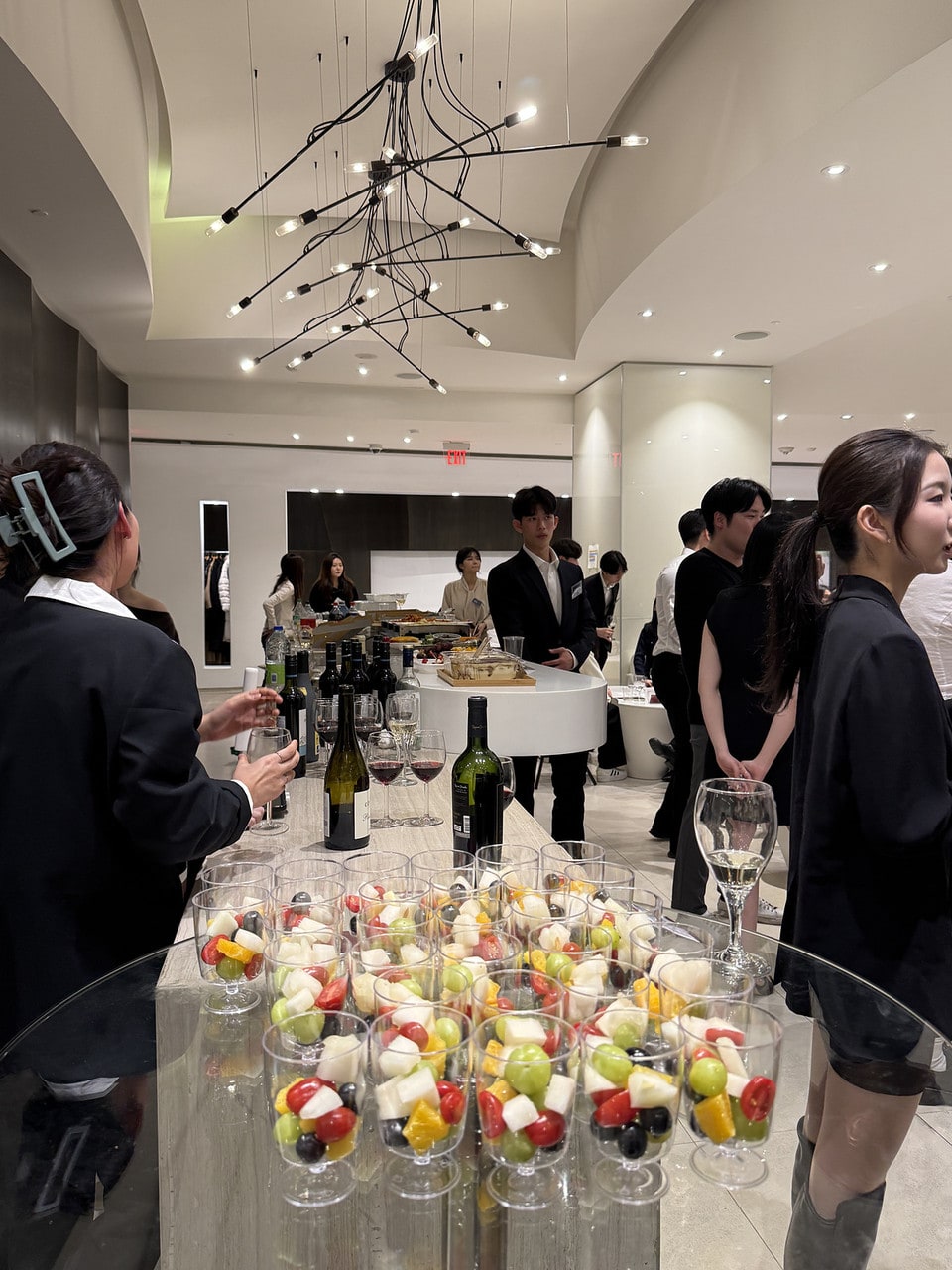 Dessert table at the formal night